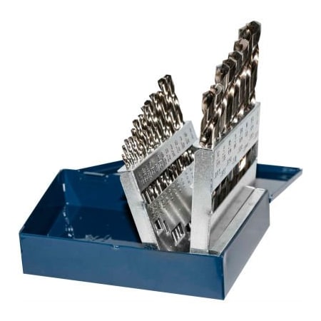 Century Drill & Tool Century Drill 26121 - Cobalt Drill Bit 21 Piece Set - 135 Degree - 1/16" to 1/2" by 32nds 26121